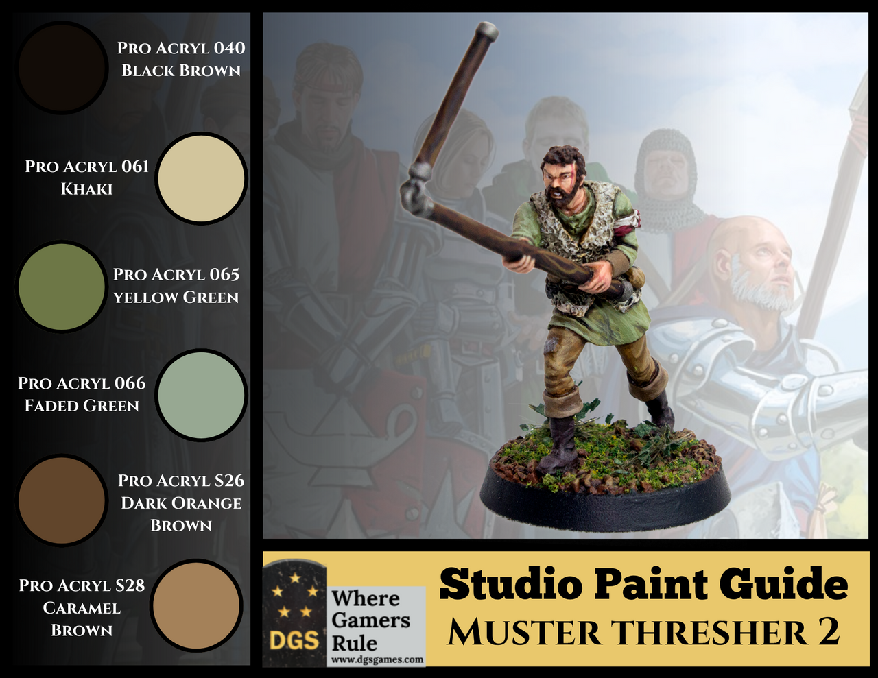 Muster Thresher, Pose 2