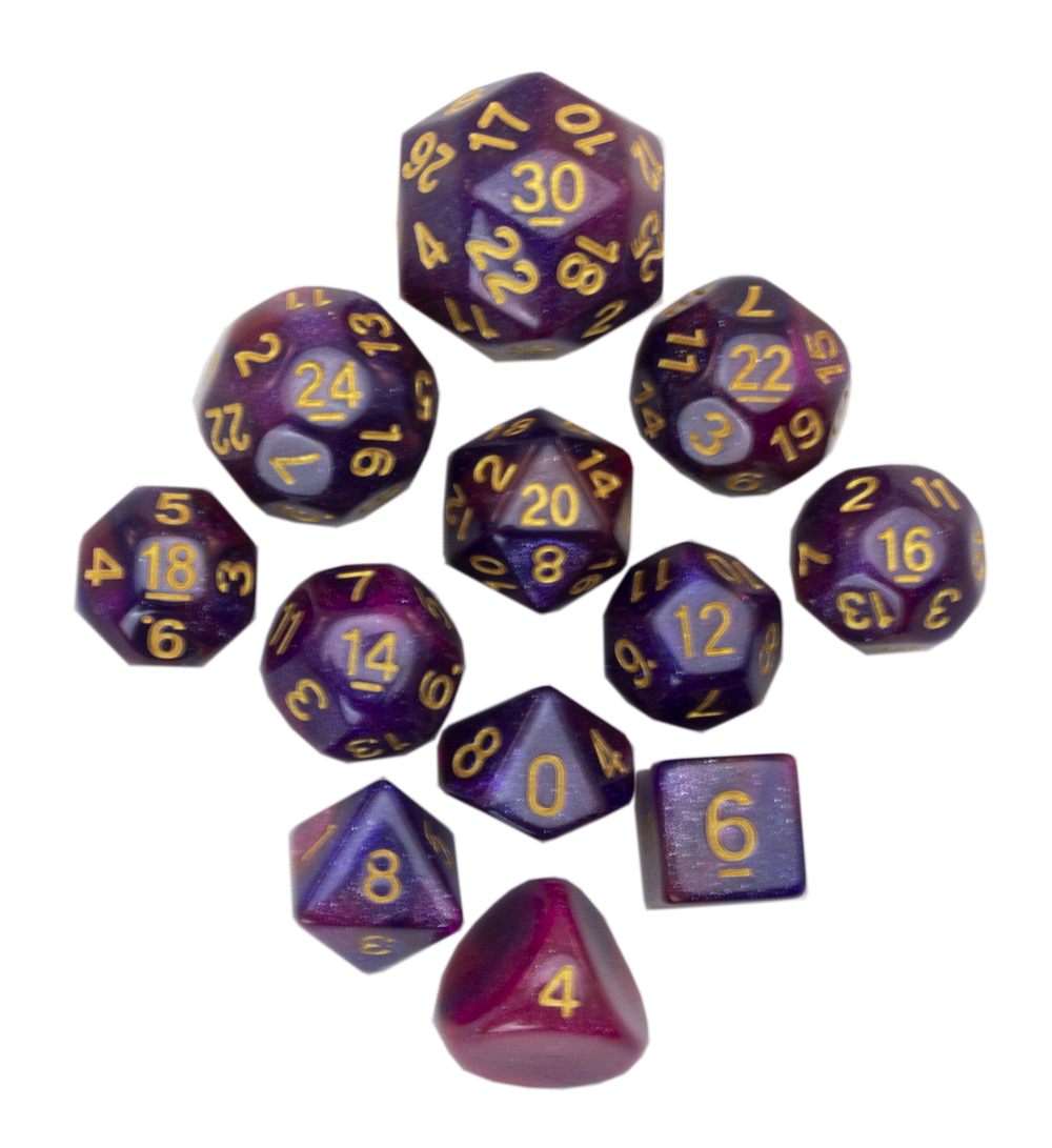 12 Piece Dice Sets
