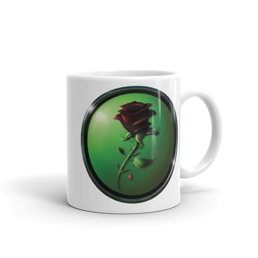 Black Rose Mug