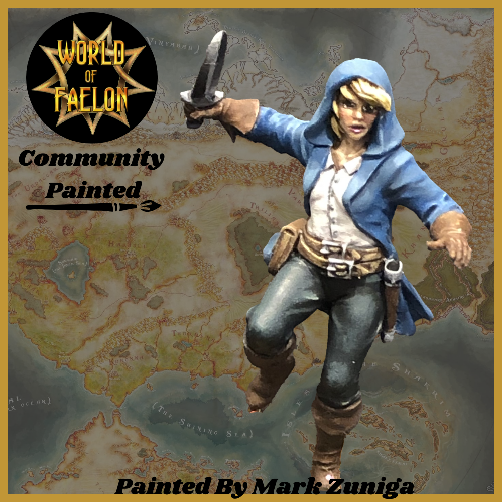 A Freeblades Eclipse Void agent from DGS Games painted by community member Mark Zuniga.