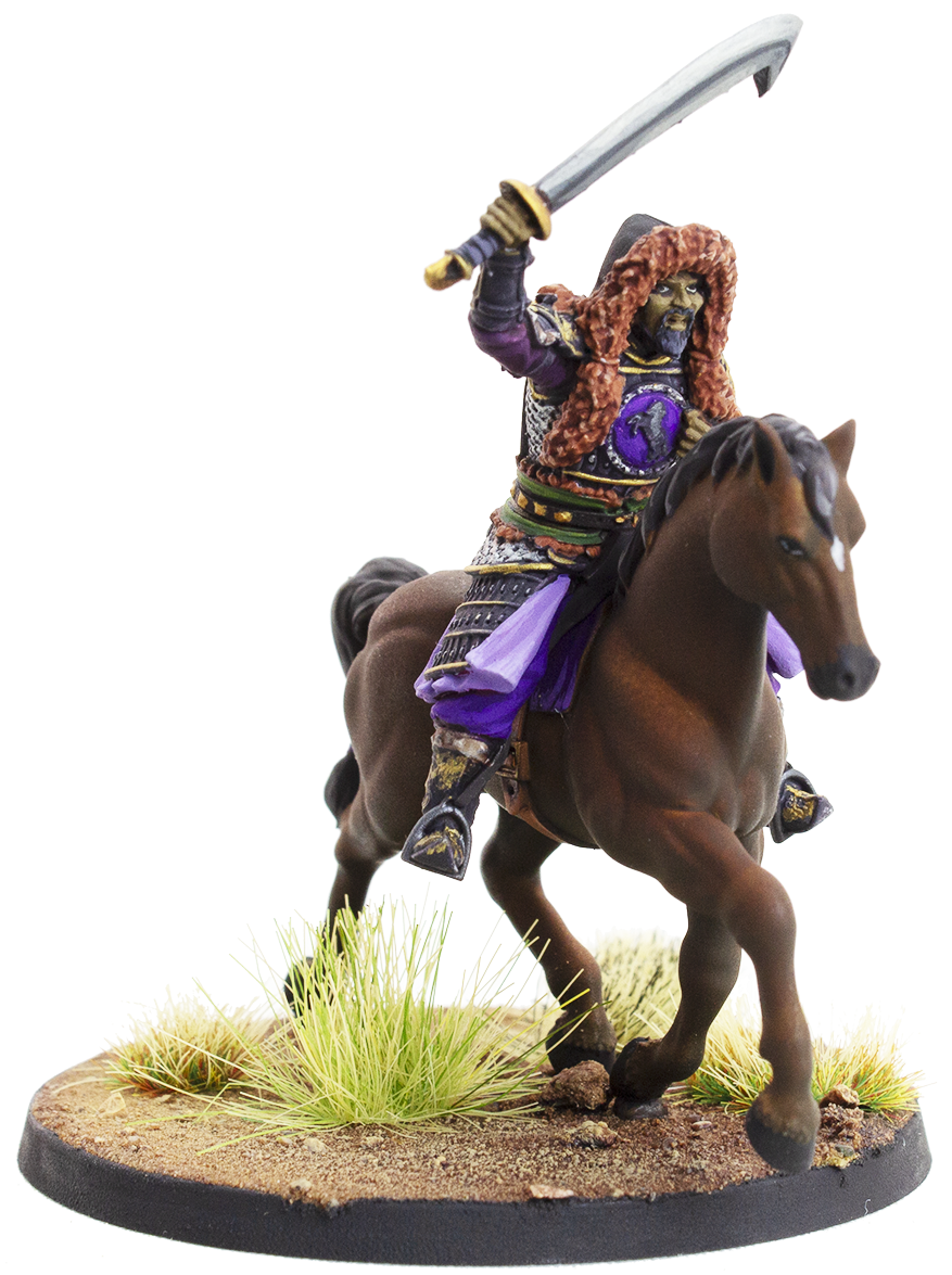 Kor-Khan, Mounted