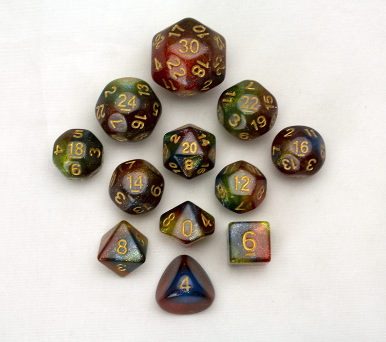 12pc Tiered Dice Set - Trilian Fall