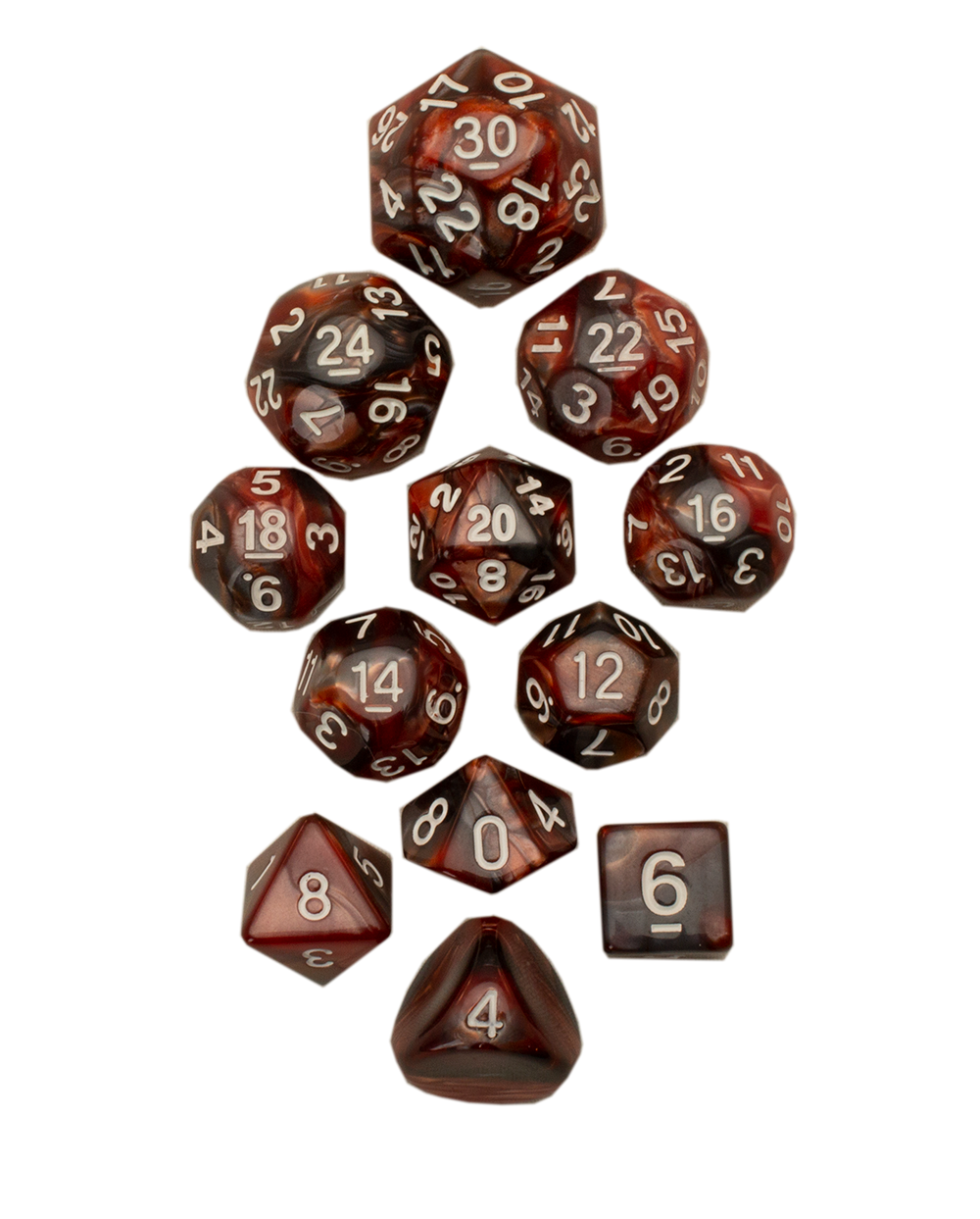 12pc Tiered Dice Set - Thermal Vent
