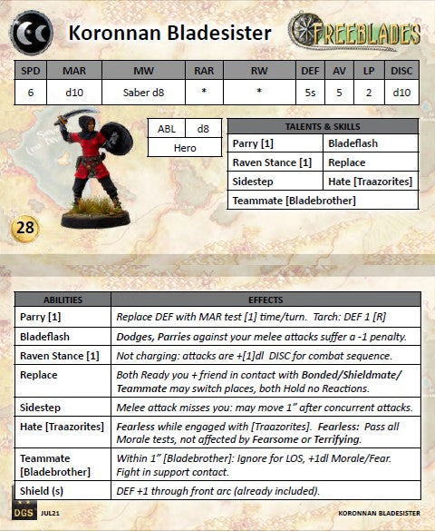 Koronnan Bladesister
