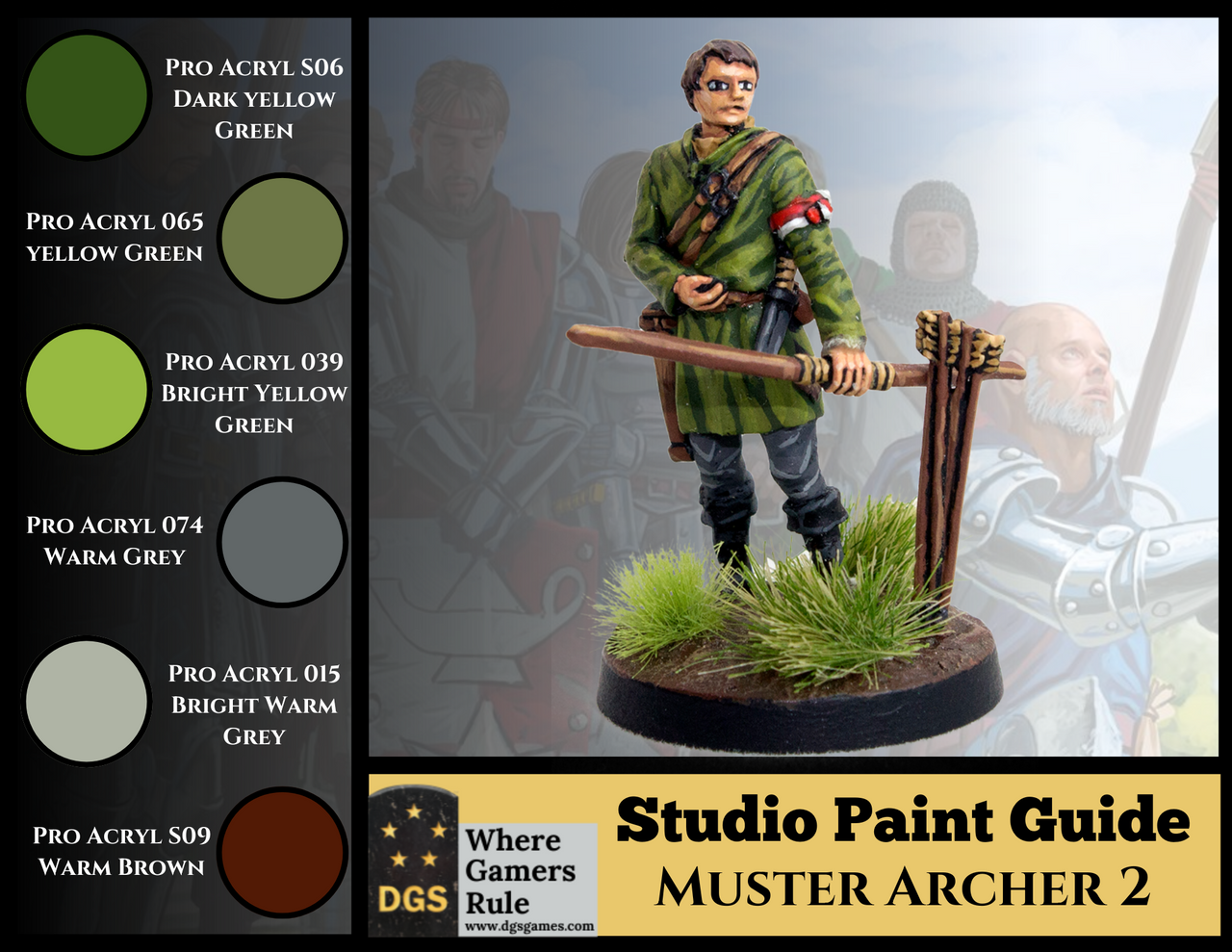 Muster Archer, Pose 2