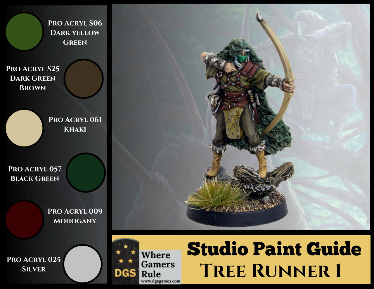 Tree Runner, Pose 1