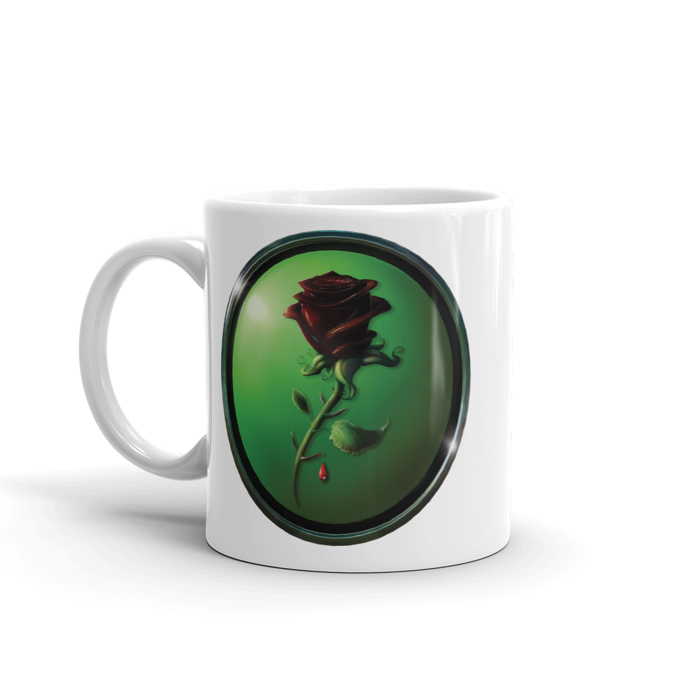 Black Rose Mug